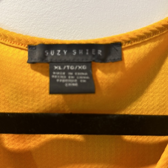 Yellow Peplum Top - Picture 2 of 3